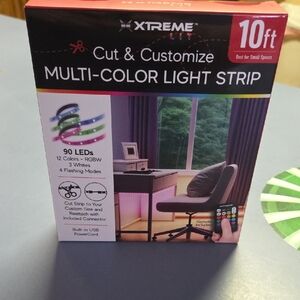 Multi-Color Light Strip - Black